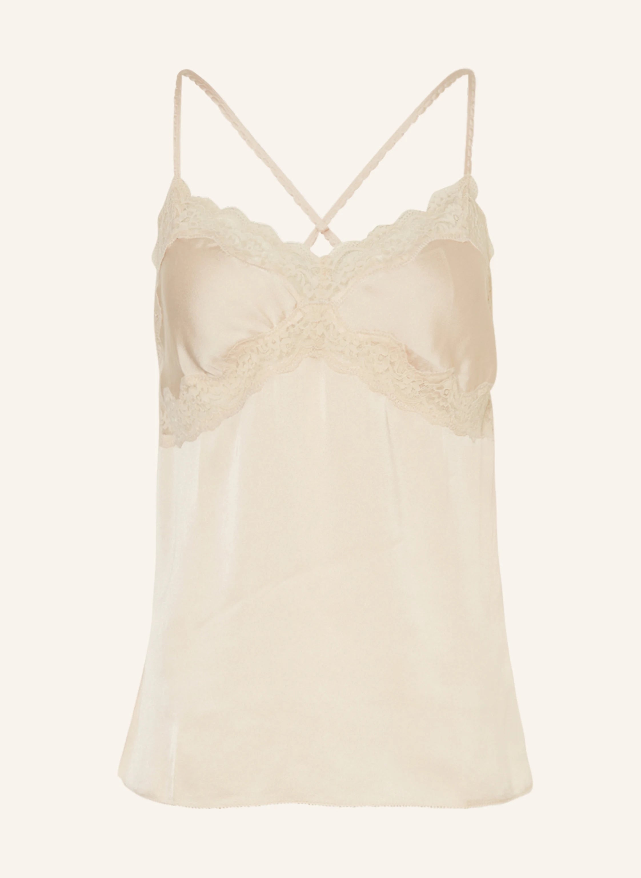 ELEGANTE TOP DE CAMISOLA PANDORA OFF WHITE