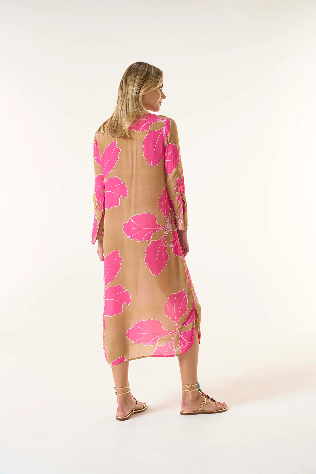 VESTIDO LONG GENIE CADAQUES PINK