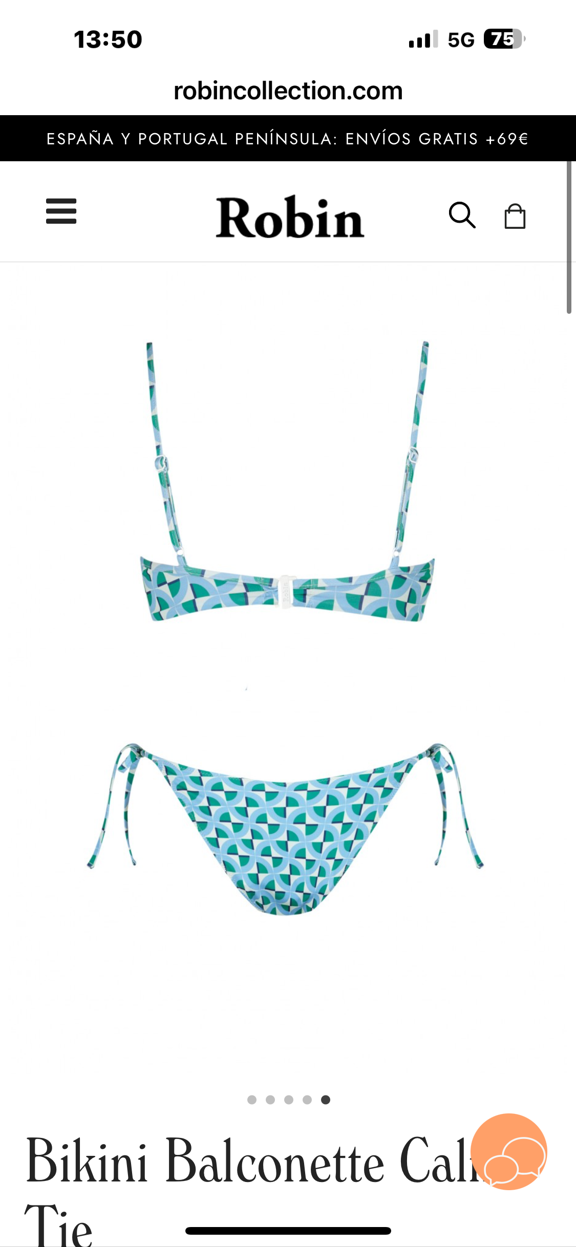 Bikini Balconette Calma Tie