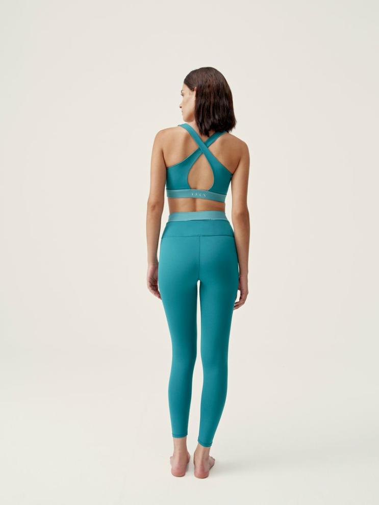 LEGGING FIORELLA GREEN OCEAN